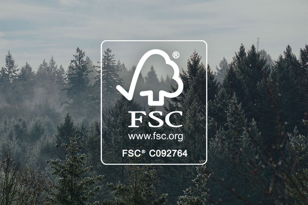 FSC Icon with a Forest in the Backgound